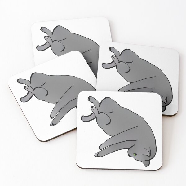 Item preview, Cat Pretzel Gray designed and sold by kotastrophe.