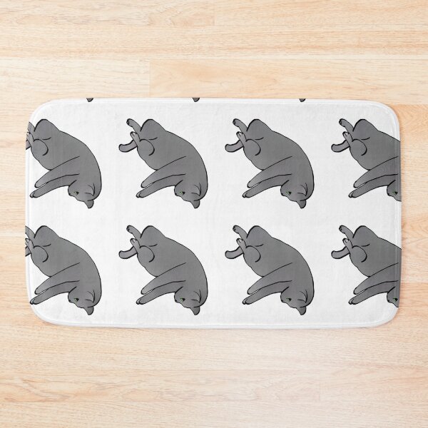 Item preview, Cat Pretzel Gray designed and sold by kotastrophe.