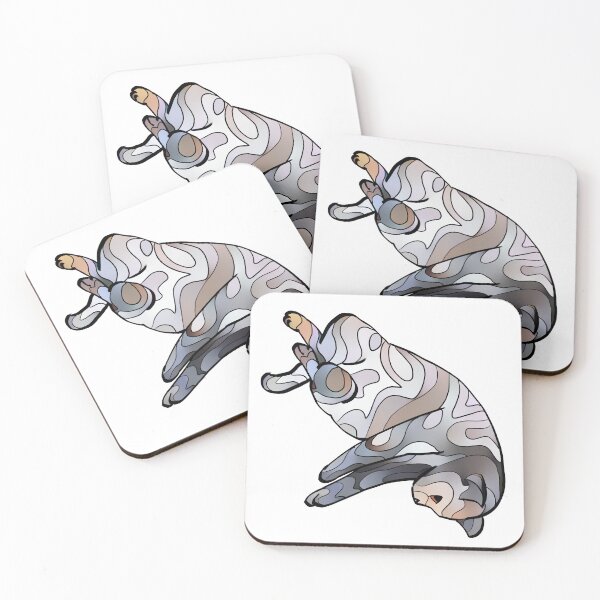 Item preview, Cat Pretzel Gray and Brown Groovy designed and sold by kotastrophe.