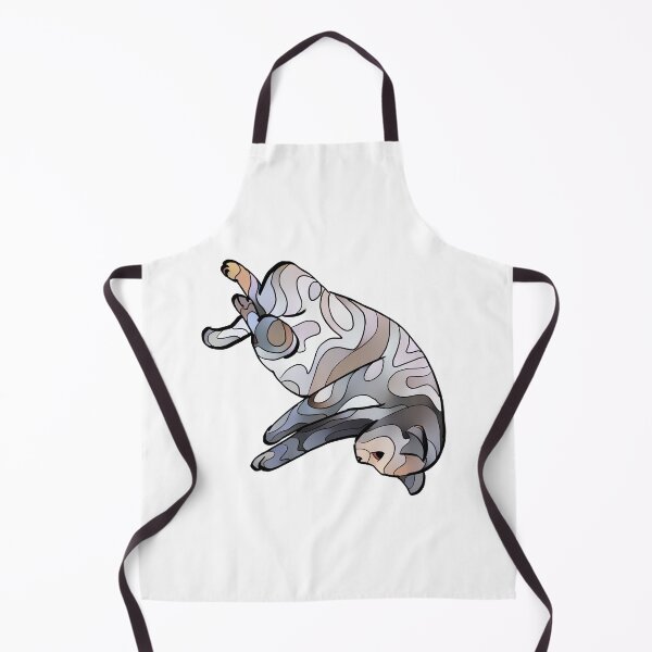 Item preview, Cat Pretzel Gray and Brown Groovy designed and sold by kotastrophe.