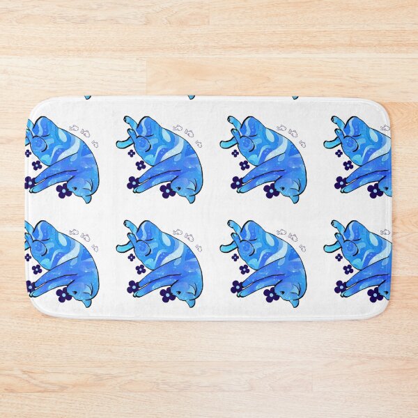 Item preview, Cat Pretzel Blue Groovy Water designed and sold by kotastrophe.