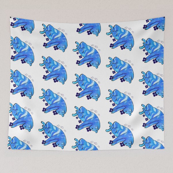 Item preview, Cat Pretzel Blue Groovy Water designed and sold by kotastrophe.