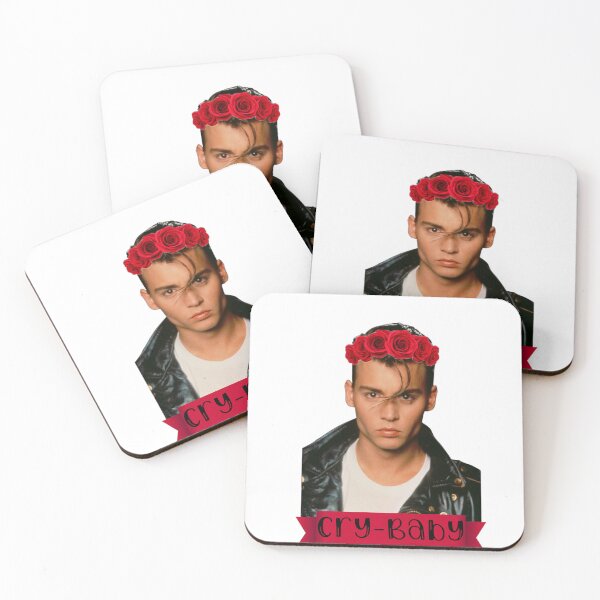 Item preview, Cry-Baby wearing flower crown designed and sold by froggyleggs.
