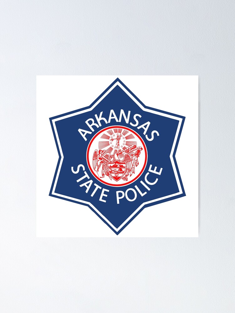 Arkansas State Police Logo Crest Poster For Sale By Osprey34 Redbubble