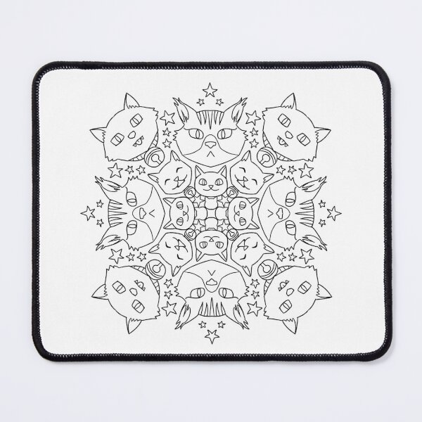 Item preview, cat mandala designed and sold by kotastrophe.