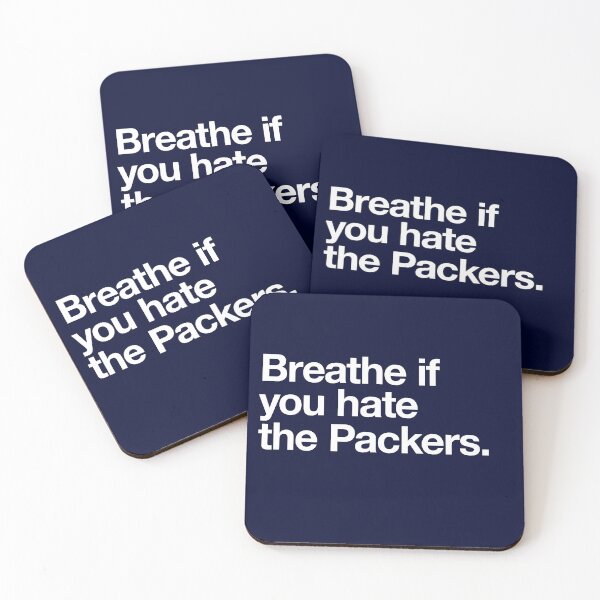 Item preview, Breathe if you hate the Packers designed and sold by Primotees.