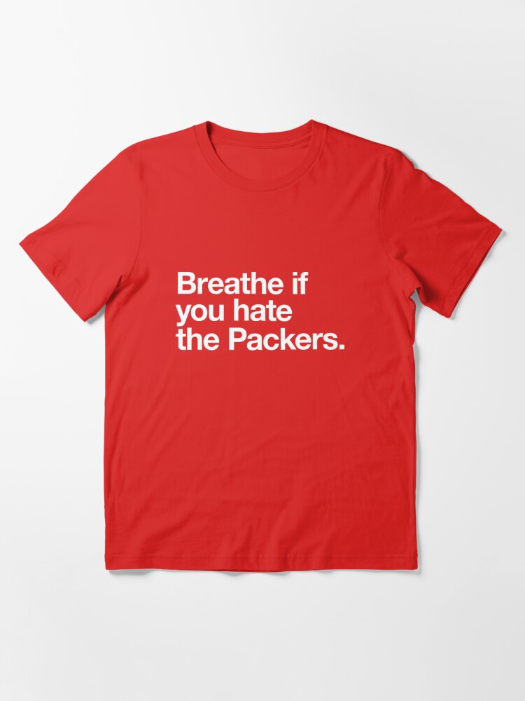 Breathe if you hate the Packers - Green Bay Packers - Sticker