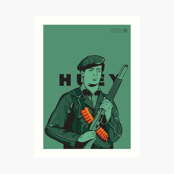 Black Panther Huey Newton Art Print