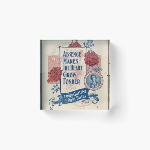 Item preview, Absence makes the Heart grow fonder. designed and sold by History Farm.
