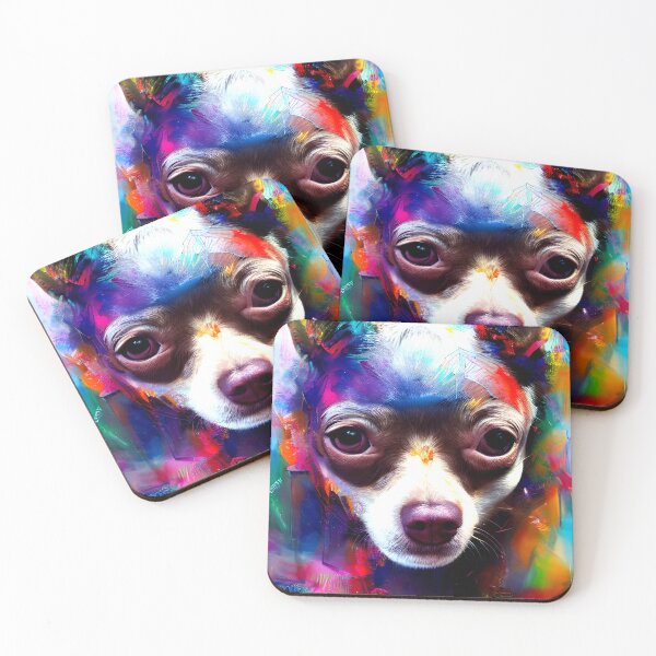 Item preview, Chihuahua colorful art painting dog #22 designed and sold by supeart.