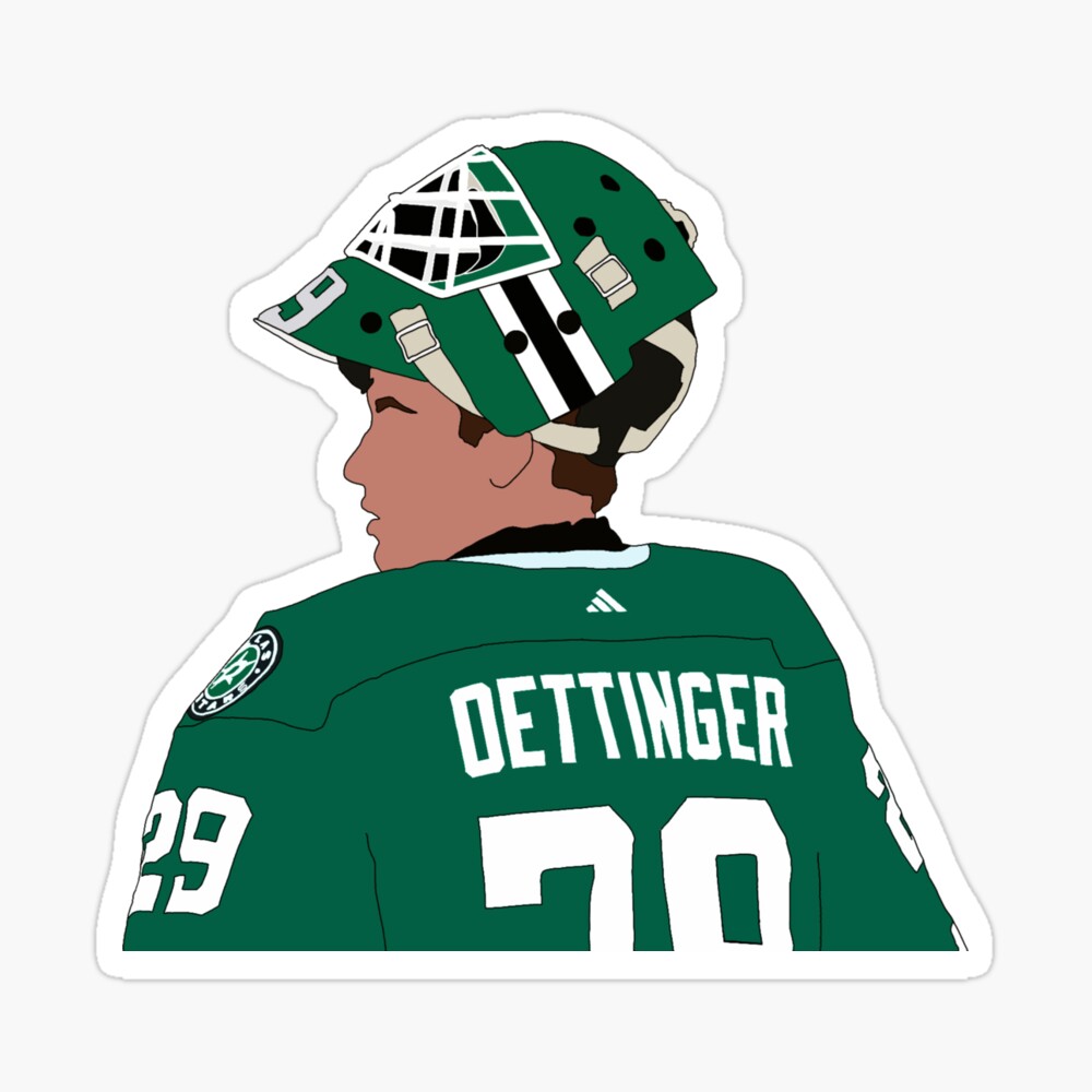 Official design Dallas stars jake oettinger hockey otter tee