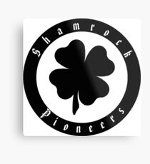Irish Shamrock Pioneers Metal Print