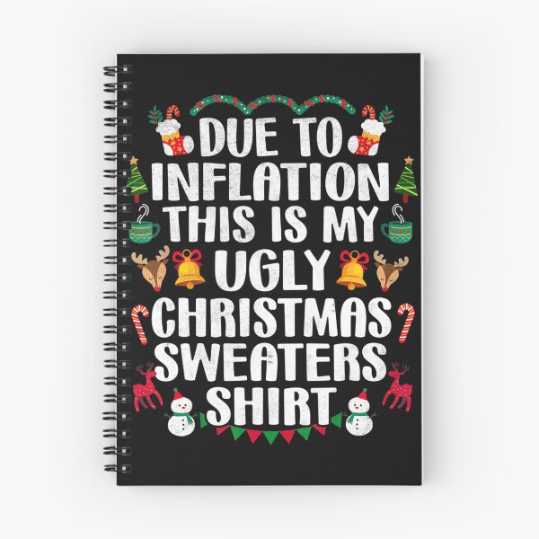Item preview, Funny Due to Inflation Ugly Christmas Sweaters Mens Womens designed and sold by hieuvustore.