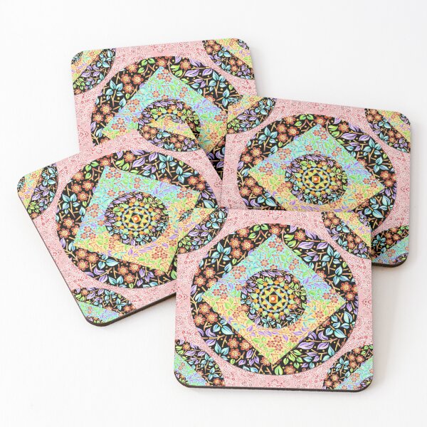 Item preview, Pink Paisley Patchwork designed and sold by PatriciaSheaDesigns.