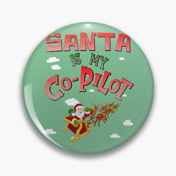 Artikelvorschau, Der Weihnachtsmann ist mein Co-Pilot entworfen und verkauft von Blended Designs ⭐⭐⭐⭐⭐.