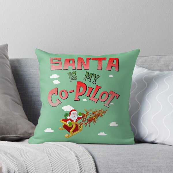 Artikelvorschau, Der Weihnachtsmann ist mein Co-Pilot entworfen und verkauft von Blended Designs ⭐⭐⭐⭐⭐.