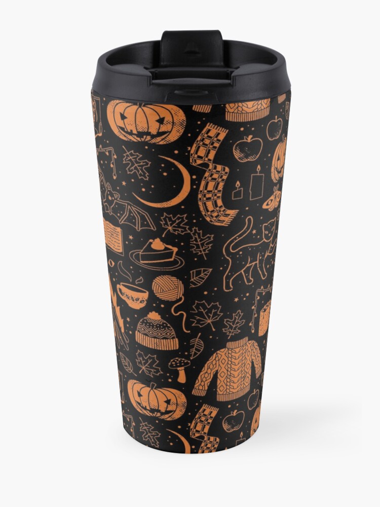 halloween coffee travel mug