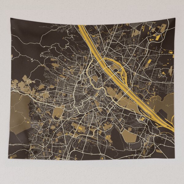 Item preview, Vienna City Map of Austria - Pastel designed and sold by deMAP.
