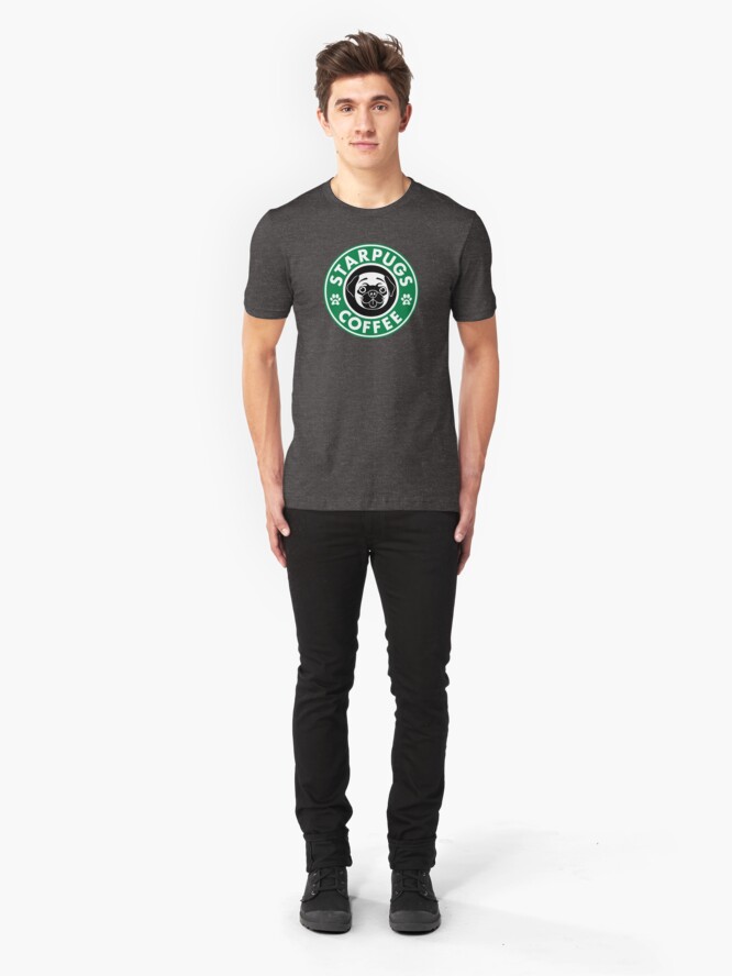 Alternate view of Starpugs Coffee Slim Fit T-Shirt