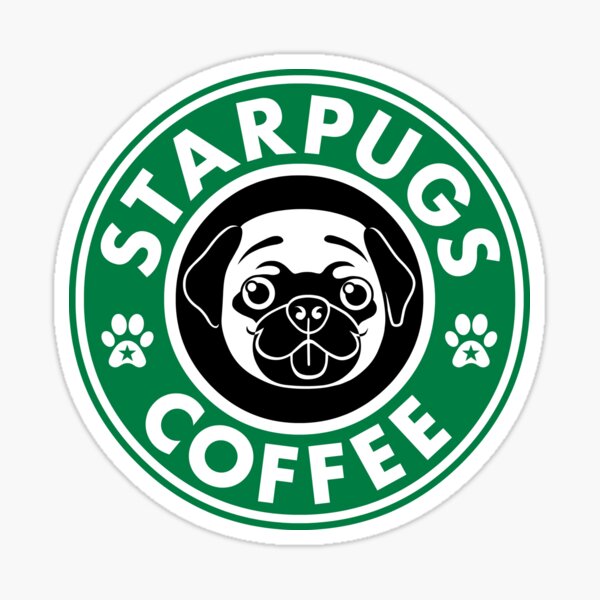 Starpugs Coffee Sticker