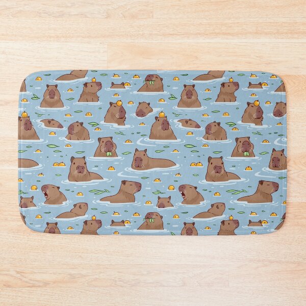 Item preview, Bathing Capybara Pattern designed and sold by Griffywings.