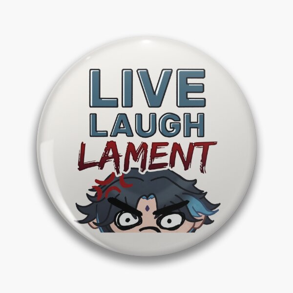 Item preview, Live Laugh Lament (Xiao Genshin Impact) designed and sold by jaebirds.