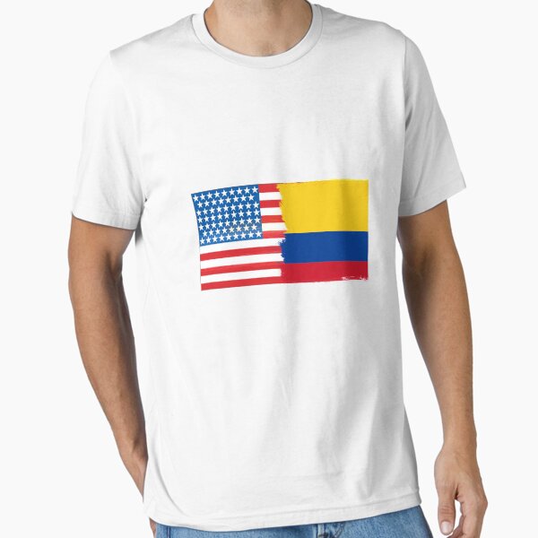 Item preview, Half Colombian Half American Flag Mix designed and sold by lo-qua-t.
