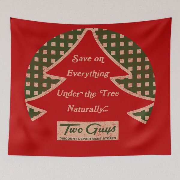 Item preview, Two Guys Discount Department Stores Christmas designed and sold by TeeArcade84.