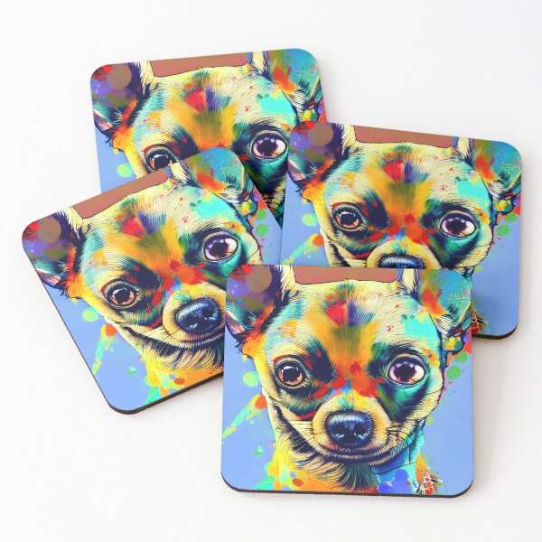 Item preview, Chihuahua colorful art painting dog #24 designed and sold by supeart.
