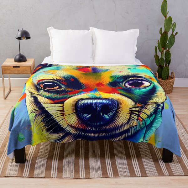 Item preview, Chihuahua colorful art painting dog #24 designed and sold by supeart.