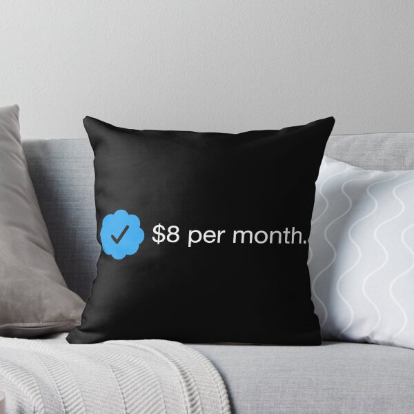 Item preview, Twitter Verified Blue Check Check Mark $8 Dollars Per Month designed and sold by henrymencia.