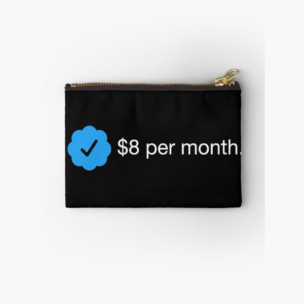 Item preview, Twitter Verified Blue Check Check Mark $8 Dollars Per Month designed and sold by henrymencia.