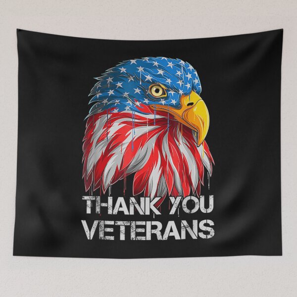 Item preview, Thank You Veterans Eagle American Flag - Veterans Day designed and sold by hieuhieustore.