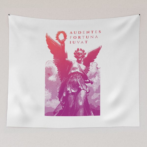 Item preview, Angel Fortune Favours the Bold designed and sold by skepticat-artsy.