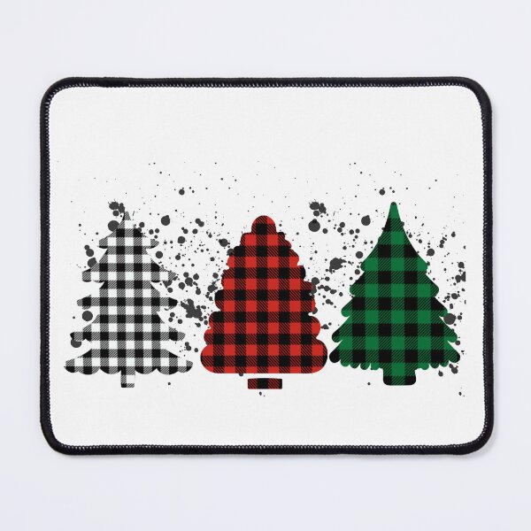 Item preview, Rustic buffalo plaid christmas tree designed and sold by Season's Store.