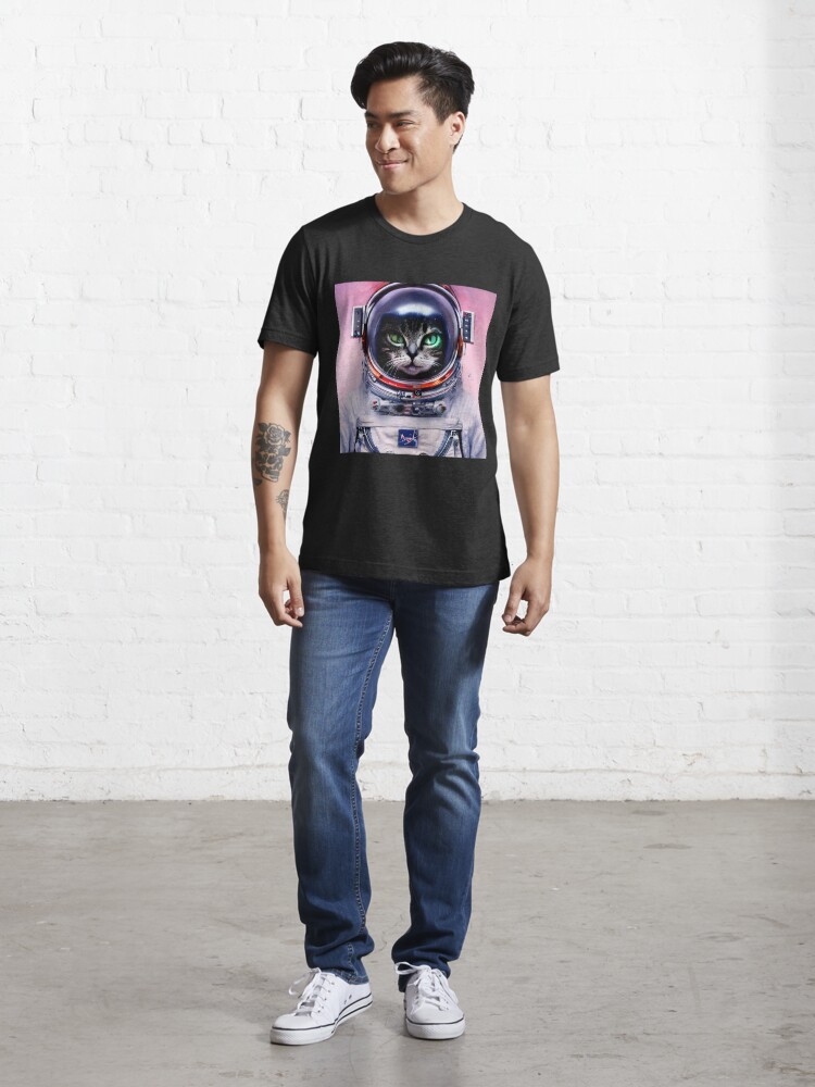 Pet T-Shirt - Astronaut Style | Art Your Cat Navy / L