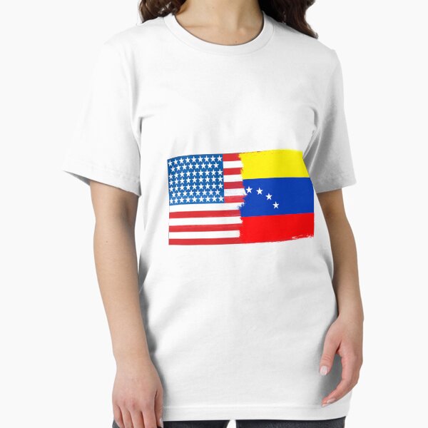 Item preview, Half Venezuelan Half American Flag Mix designed and sold by lo-qua-t.