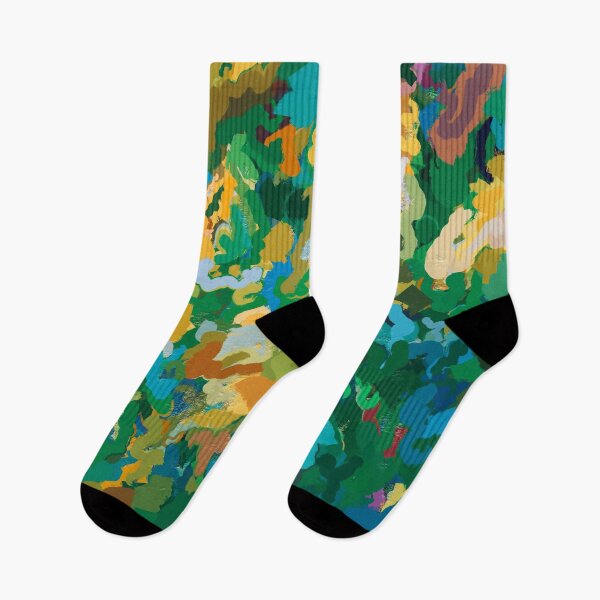 Item preview, Vibrant teals, yellows and greens designed and sold by lukefranklinart.