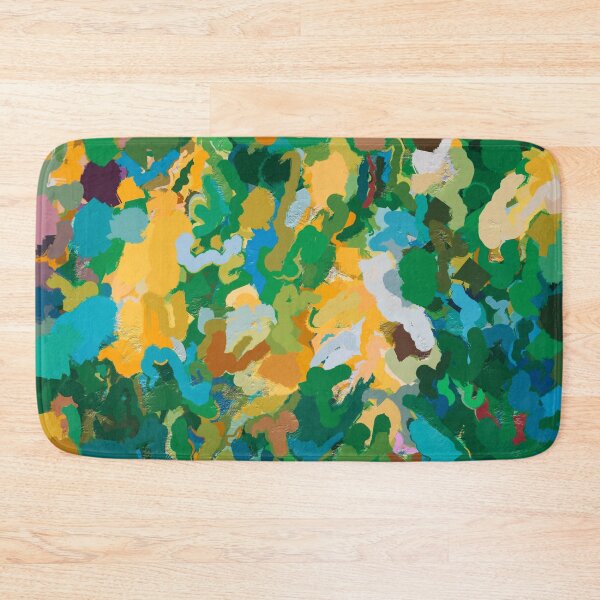 Item preview, Vibrant teals, yellows and greens designed and sold by lukefranklinart.