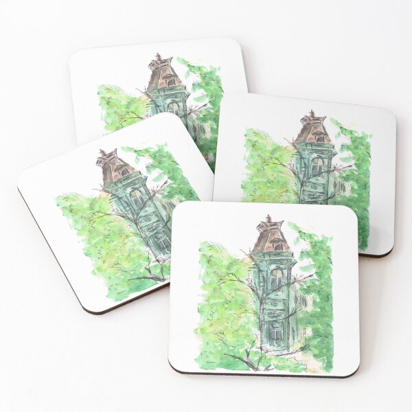 Item preview, Hand Drawn Building Ink and Watercolor designed and sold by DuqueJ.