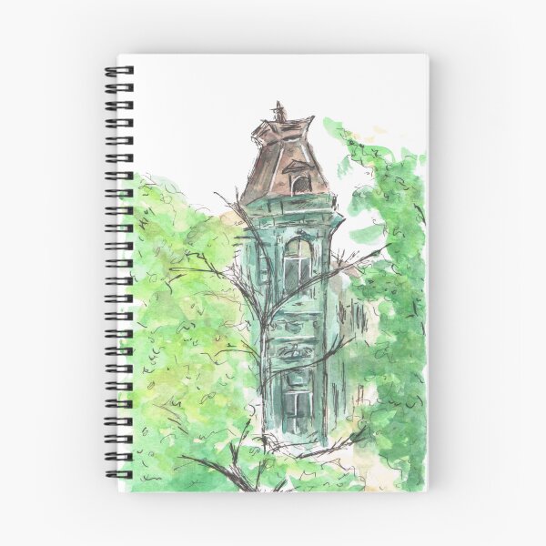 Item preview, Hand Drawn Building Ink and Watercolor designed and sold by DuqueJ.