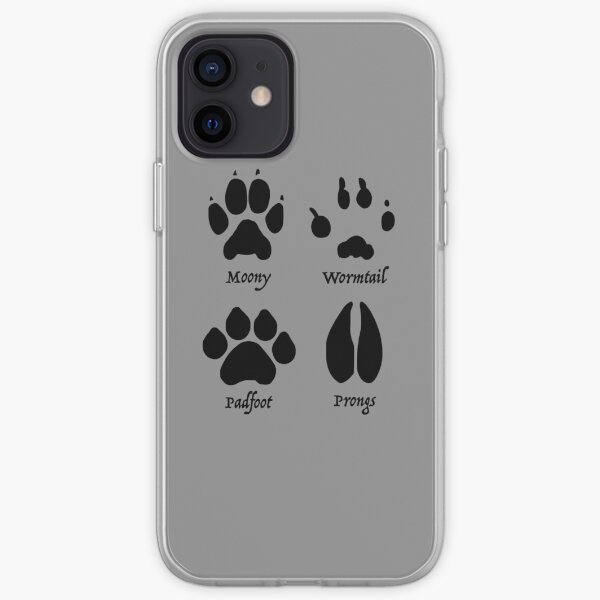 Moony, Wormtail, Padfoot, and Prongs iPhone Soft Case