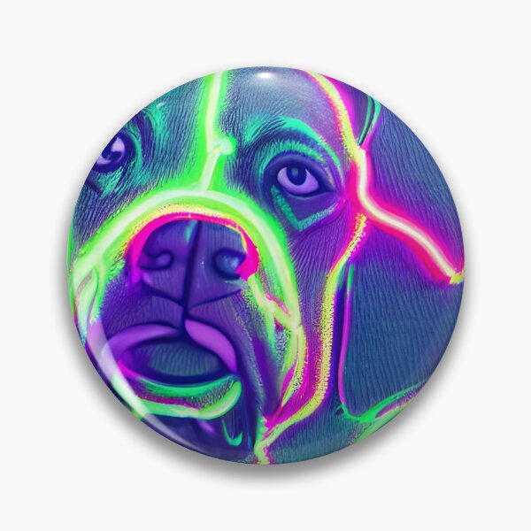 Item preview, dog made of shredded glass - neon light #3 designed and sold by supeart.