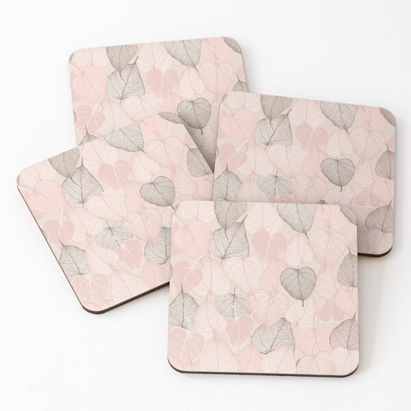 Item preview, Fig Leaves in Pink Brown designed and sold by Jean-Pham.
