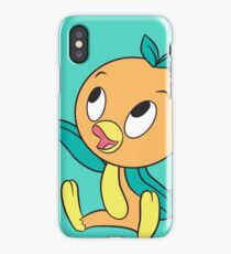 Orange Bird Sitting Iconic iPhone Case/Skin