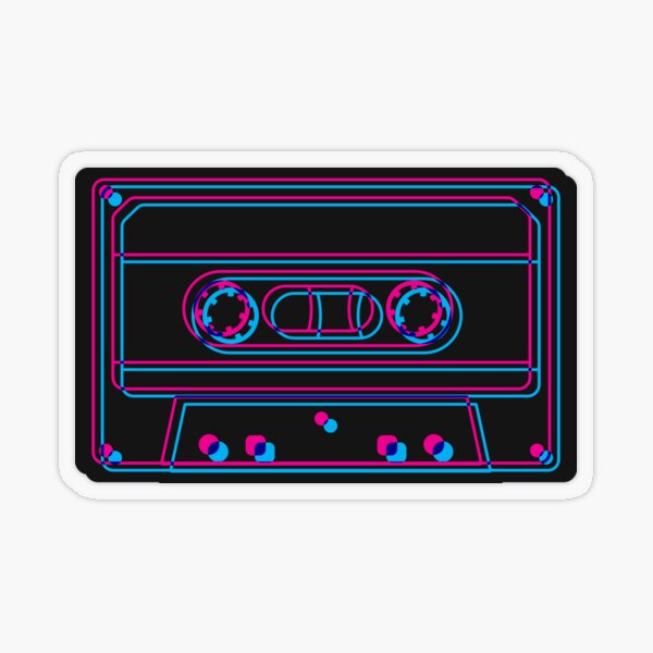 Item preview, 3D Cassette (black) designed and sold by animinimal.