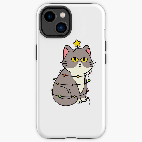 Merry Christmas Cat iPhone Tough Case