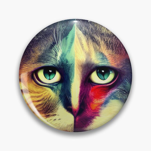 Item preview, cat colorful painting #1 designed and sold by supeart.