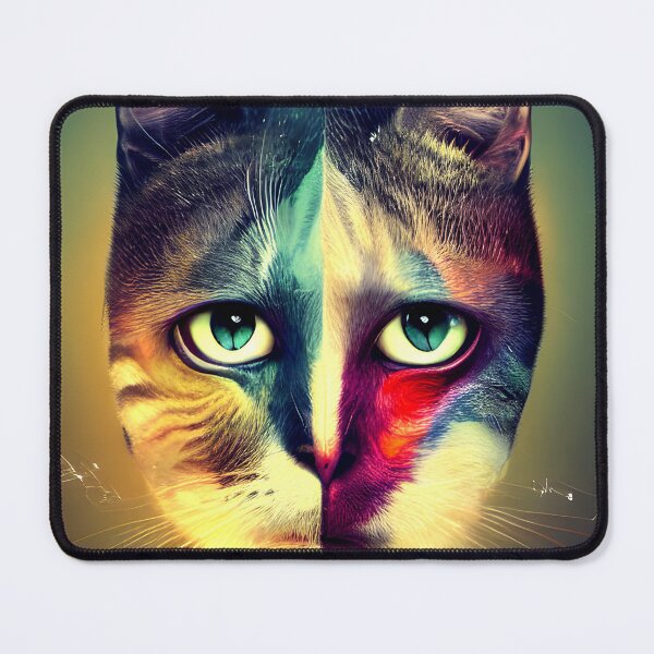 Item preview, cat colorful painting #1 designed and sold by supeart.