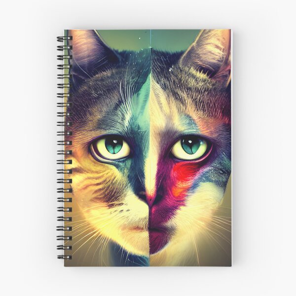 Item preview, cat colorful painting #1 designed and sold by supeart.